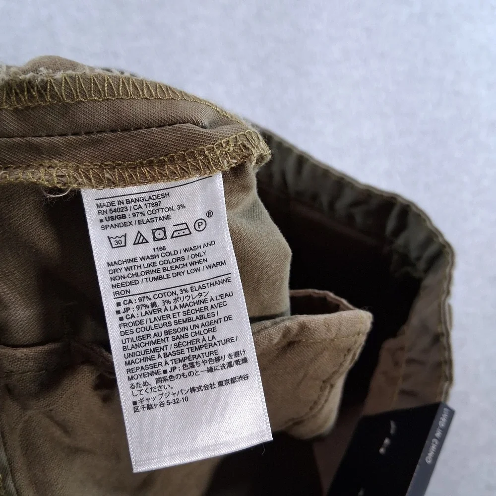 Banana Republic Chino Pants Mens 32x32 Brown Athletic Fit Lived-In Chino